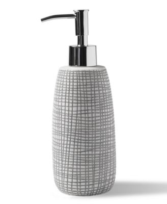 Cassadecor - Raffia Embossed Porcelain Lotion Dispenser