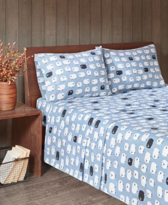 Woolrich - Cotton Flannel 4-Piece California King Sheet Set