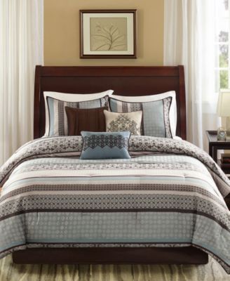 Madison Park - Princeton 7-Pc Queen Comforter Set