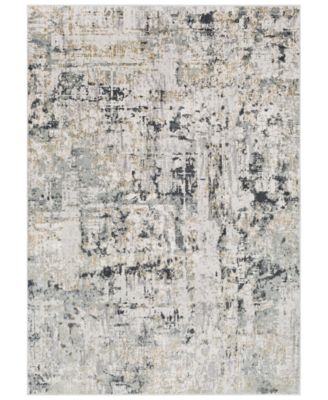 Surya - Quatro QUA-2302 Silver Gray 5'3" x 7'3" Area Rug