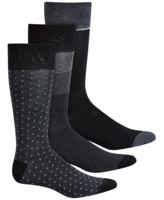 Perry Ellis Portfolio - 3-Pk. Men's Colorblocked Striped Socks