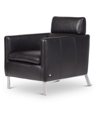Macy's - Darrium 27" Leather Club Chair