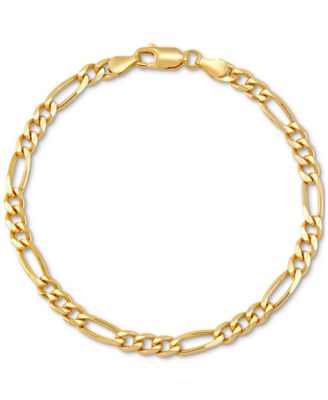 Giani Bernini - Figaro Link Chain Bracelet in 18k Gold-Plated Sterling Silver
