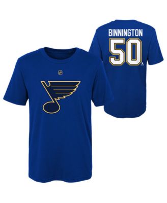 Outerstuff - St. Louis Blues Youth Player T-Shirt Jordan Binnington