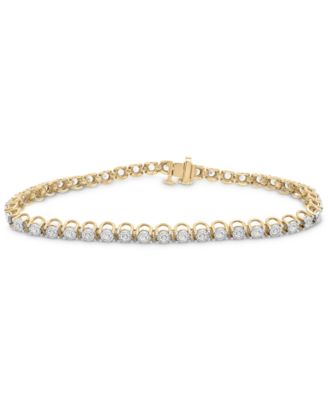 Macy's - Diamond Tennis Bracelet (2 ct. t.w.) in 14k Gold