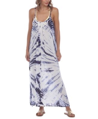 Raviya - Tie-Dye Sleeveless Maxi Swim Cover-Up