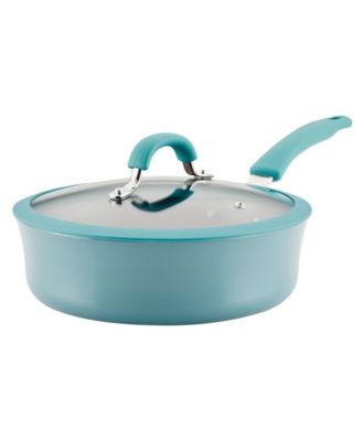 Rachael Ray - Cook + Create Aluminum Nonstick 3-Qt. Saut&eacute; Pan & Lid