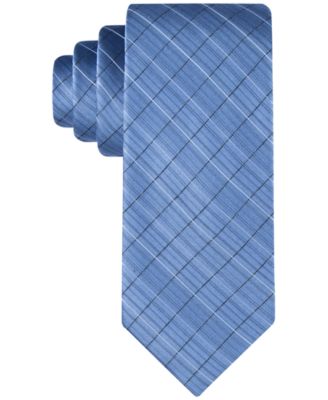 Calvin Klein - Men's Etched Windowpane Tie