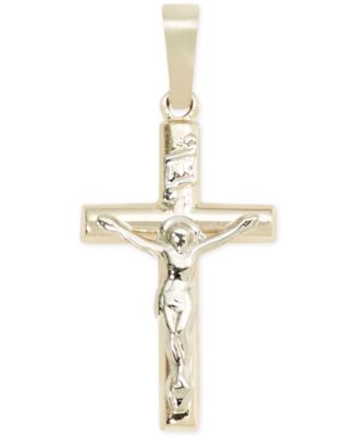 Macy's - Small Crucifix Pendant in 14k Gold
