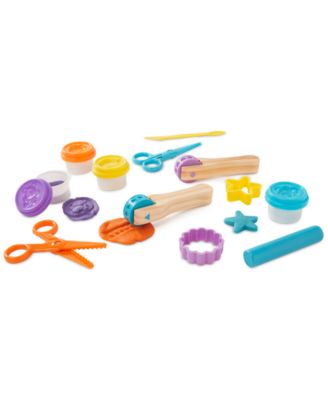 Melissa and Doug - Kids' Cut, Sculpt & Stamp Clay Play Set