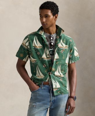 Polo Ralph Lauren - Men's Classic-Fit Sailboat Oxford Camp Shirt