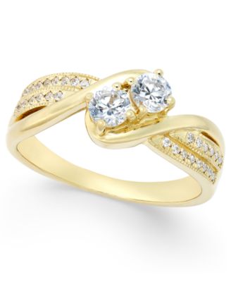 Macy's - Diamond Anniversary Ring (1/2 ct. t.w.) in 14k Gold