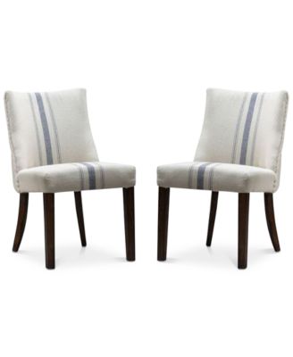 Noble House - Gibsen Set of 2 Dining Chairs, Quick Ship