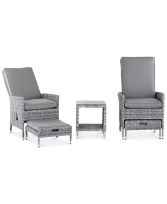 Serta - Elle Decor Vallauris 5-Pc. Outdoor Recreational Set