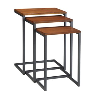 Carolina Classics - Eleana Wood Nesting Tables, Quick Ship