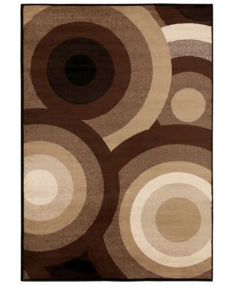 Abbie & Allie Rugs - Paramount PAR-1051 Dark Brown 6'7" x 9'6" Area Rug
