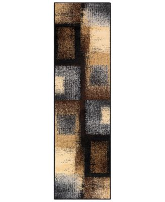 Abbie & Allie Rugs - Paramount PAR-1086 Dark Brown 2'2" x 7'6" Runner Area Rug