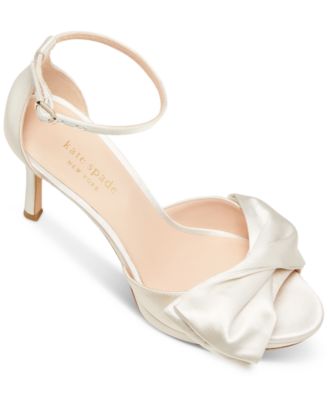 kate spade new york - Women's Bridal Satin Evening Dress Heels