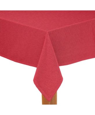 Lintex - Danube 60"x104" 52%Cottom 48%Poly Tablecloth Scarlet