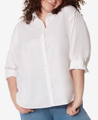 Gloria Vanderbilt - Plus Size Amanda Button-Up Shirt