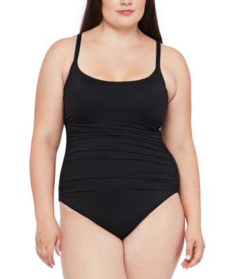 La Blanca - Plus Size Island Goddess One-Piece Swimsuit