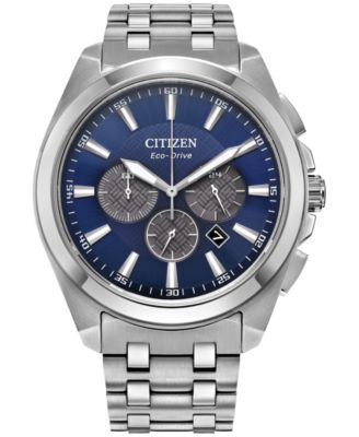 Citizen - Eco-Drive Men's Chronograph Classic Stainless Steel Bracelet Watch 41mm