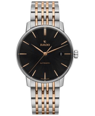 Rado - Unisex Swiss Automatic Coupole Classic Two-Tone Stainless Steel Bracelet Watch 38mm