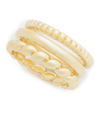On 34th - 3-Pc. Set Twist Stack Rings