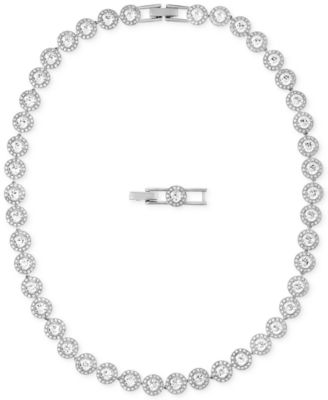 Swarovski - Rhodium-Plated Crystal All-Around Necklace