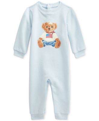 Polo Ralph Lauren - Baby Fleece Polo Bear Coverall