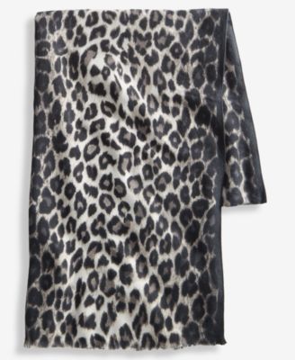 I.N.C. International Concepts - Ombr&eacute; Leopard-Print Oblong Scarf
