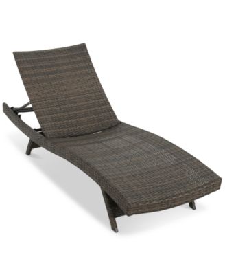 Noble House - Carlsbad Chaise Lounge, Quick Ship