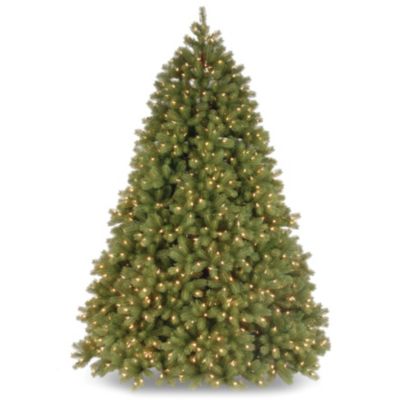 National Tree Company - National Tree 7 .5' Feel Real Deluxe Downswept Douglas Fir Hinged Tree with 1200 Dual Color LED Lights and Power Connect