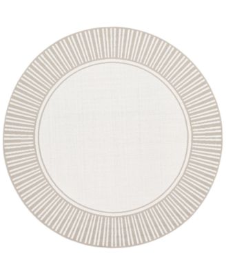 Surya - Alfresco ALF-9681 Taupe 7'3" Round Area Rug