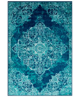 Abbie & Allie Rugs - Paramount PAR-1098 Teal 7'9" x 11'2" Area Rug