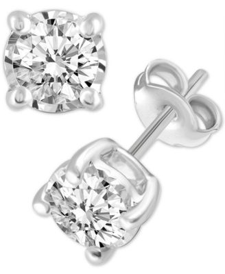 Macy's - Diamond Stud Earrings (3/4 ct. t.w.)
