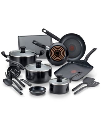 T-Fal - Culinaire 16-Pc. Nonstick Aluminum Cookware Set