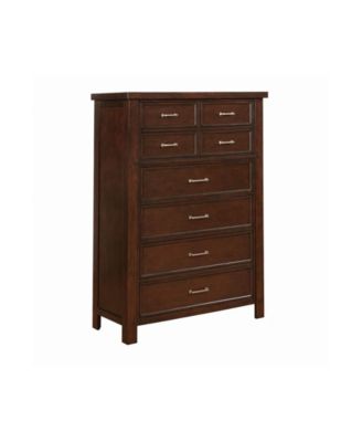 Macy's - Barstow 8-drawer Chest Pinot Noir