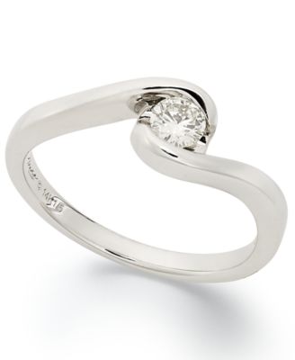 Sirena - Diamond Bridal Ring in 14k White Gold (1/5 ct. t.w.)