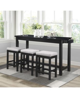 Homelegance - Baresford Counter Height Dining Set, Quick Ship
