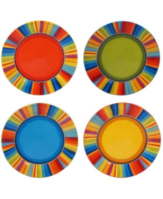 Certified International - Sierra 4-Pc. Dinner Plates asst.