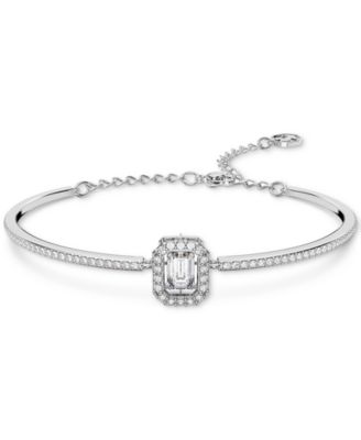 Swarovski - Silver-Tone Millenia Crystal Bangle Bracelet