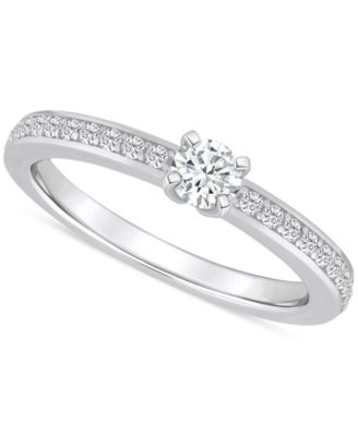 Macy's - Diamond Engagement Ring (1/2 ct. t.w.) in 14k Gold