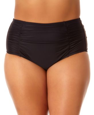 Salt + Cove - Plus Size Shirred-Front High-Waist Bottoms