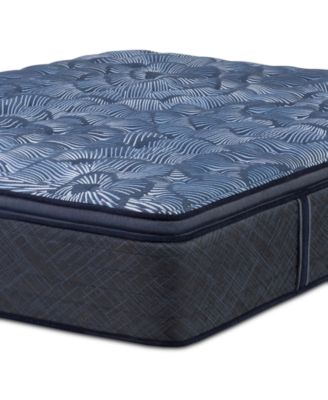 Serta - Perfect Sleeper Cobalt Calm 14" Medium Pillow Top Mattress Set-Full