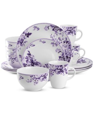 Elama - Amor 16-Pc. Dinnerware Set, Service for 4