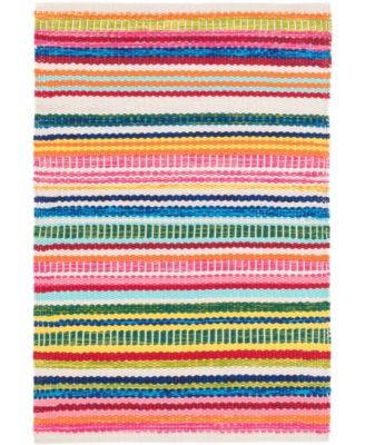 Dash and Albert Rugs by Annie Selke - Bright Stripe Indoor/Outdoor DA1087 2'x3' Area Rug