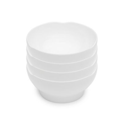 Q Squared - Pearl 6.5" Melamine 4-Pc. Cereal Bowl Set
