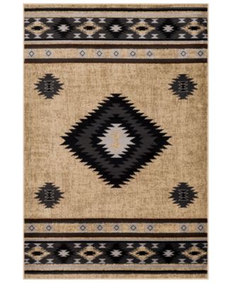 Abbie & Allie Rugs - Paramount PAR-1096 Black 7'9" x 11'2" Area Rug