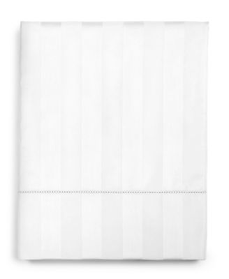 Charter Club - Damask Stripe Cotton 550-Thread Count King Flat Sheet